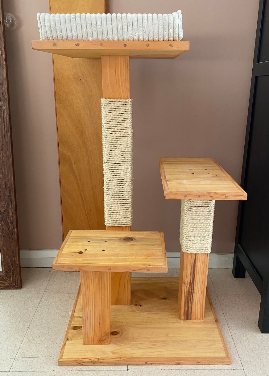 arbre a chat francais bois massif