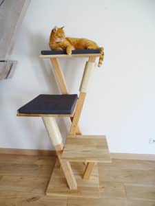 arbre a chat de luxe plateformes bois massif