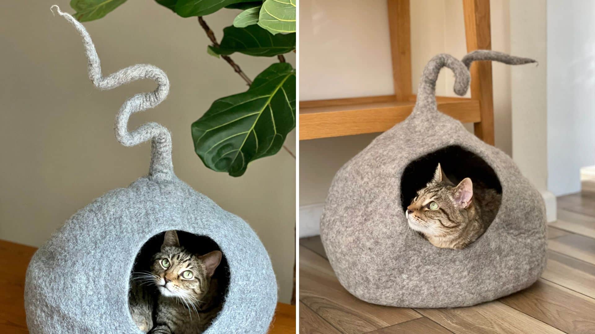 grotte tire bouchon laine unie