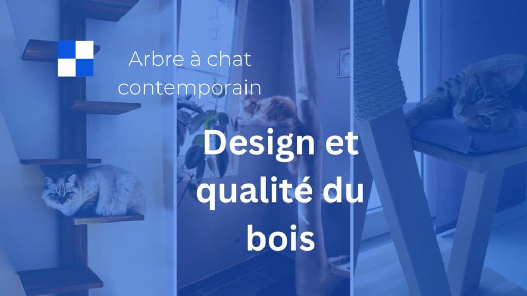 arbre a chat contemporain design qualite bois