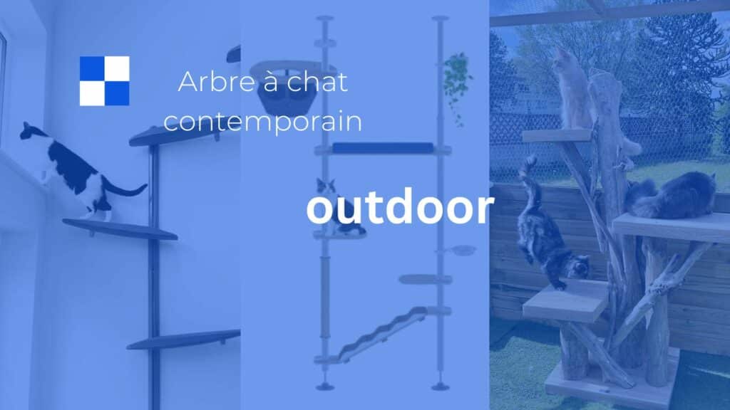 arbre a chat contemporain outdoor
