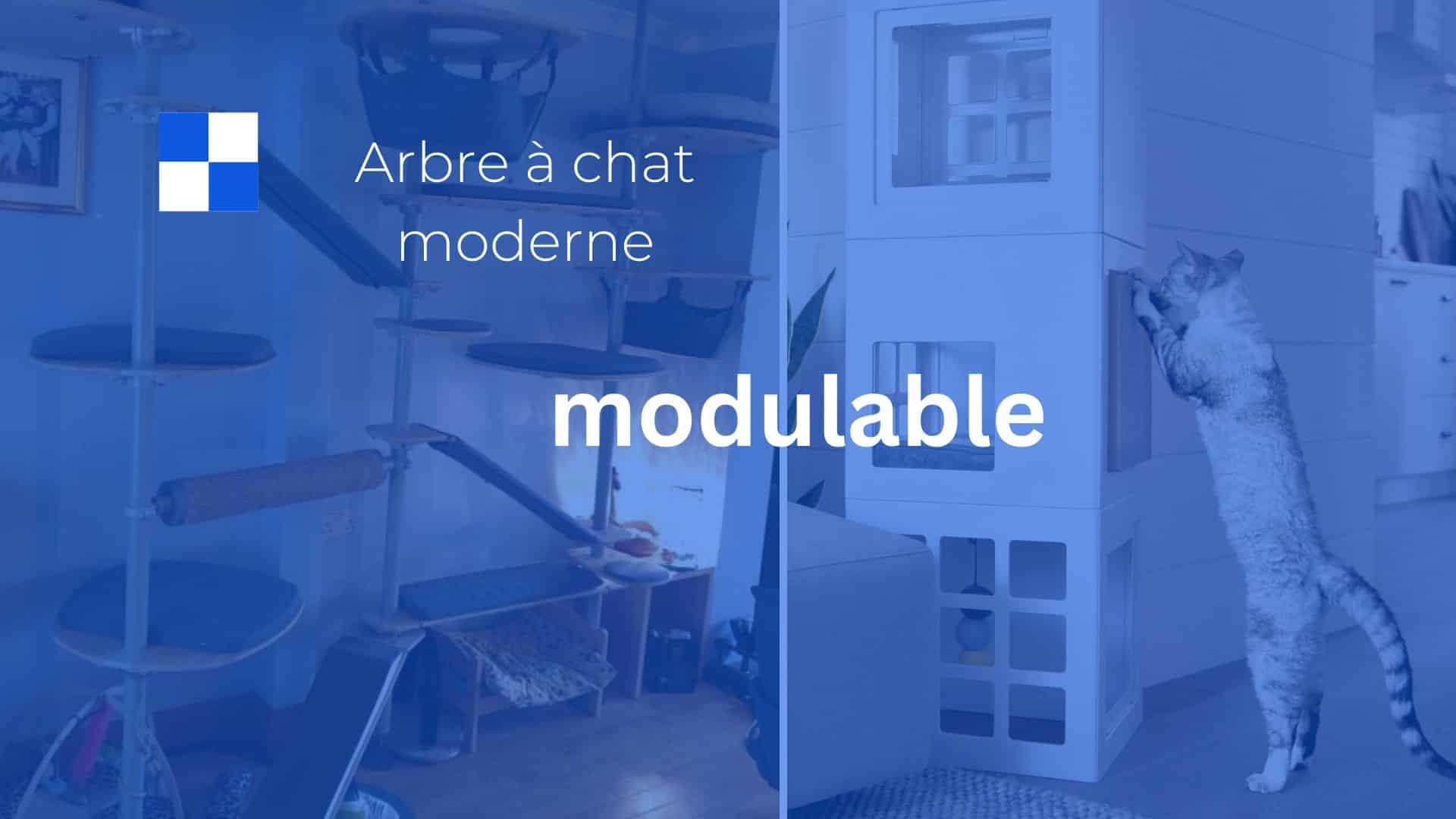 arbre a chat moderne modulable