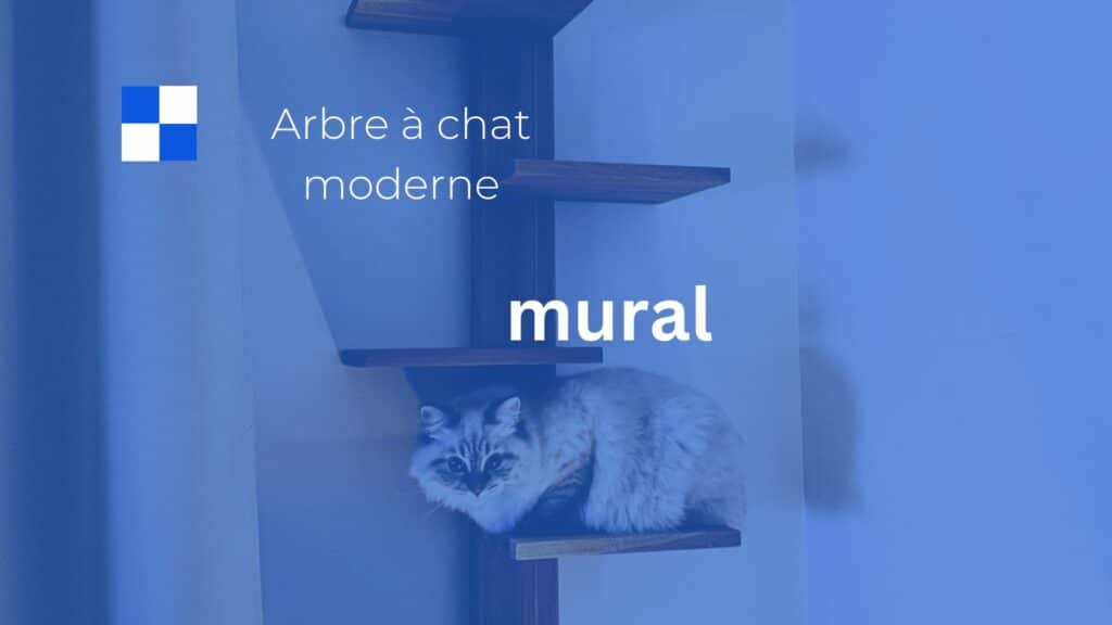 arbre a chat moderne mural