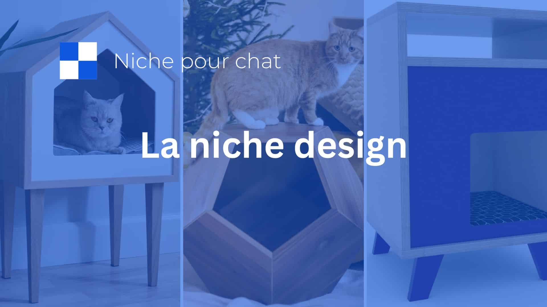 niche pour chat design et moderne