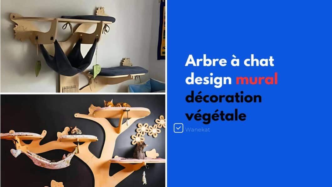 arbre a chat mural design decoration vegetale praska