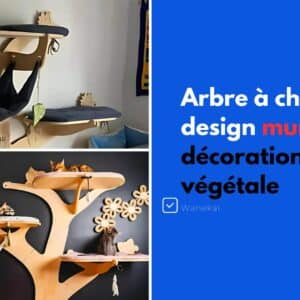 arbre a chat mural design decoration vegetale praska