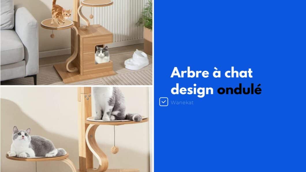 arbre a chat ondule gymax