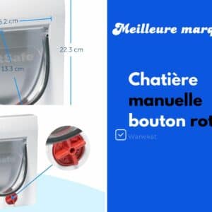 chatiere manuelle bouton rotatif meilleure marque