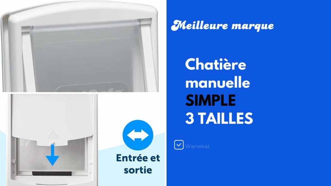 chatiere simple manuelle panneau fermeture meilleure marque