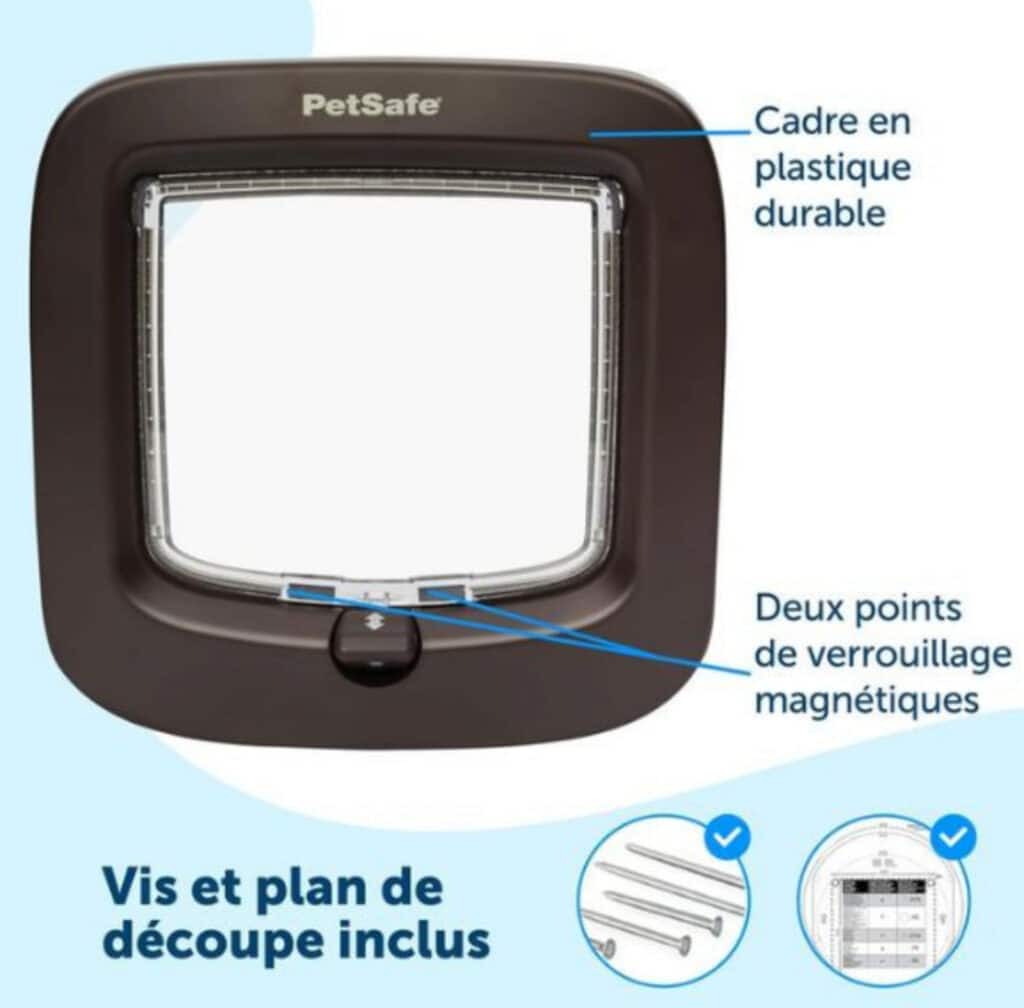 chatiere verrouillage magnetique