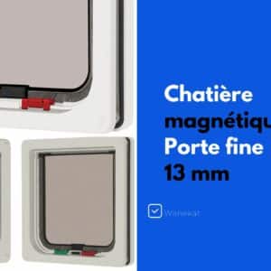 chatiere magnetique 4 positions porte fine