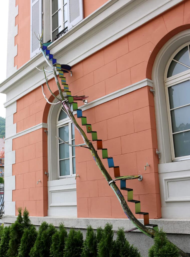 arbre a chat urbain escalier base naturelle