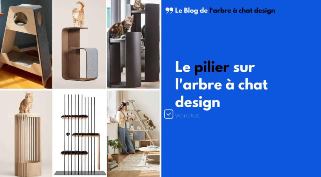 pilier structure design arbre chat
