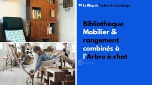 arbre a chat bibliotheque rangement mobilier