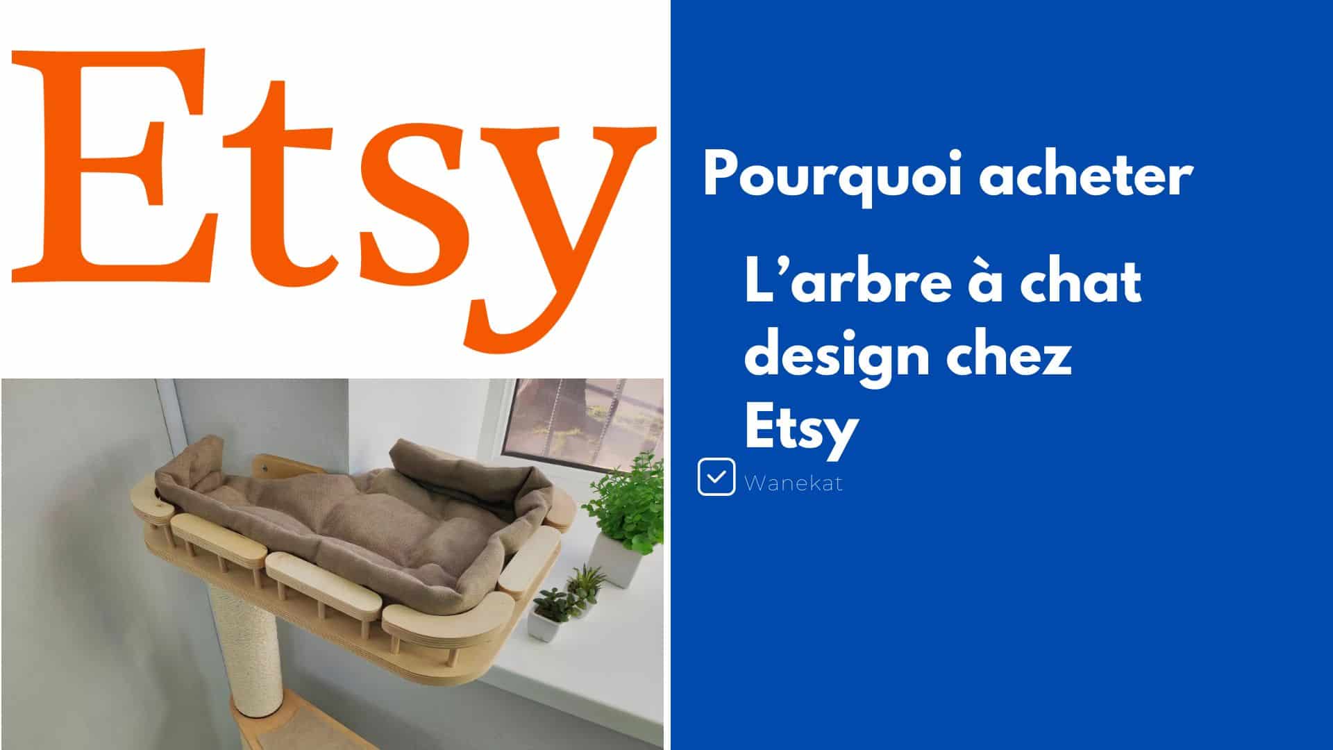 Arbre à chat design Etsy