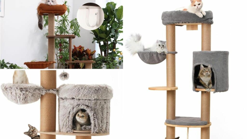 arbre a chat design bois tissu meilleure marque