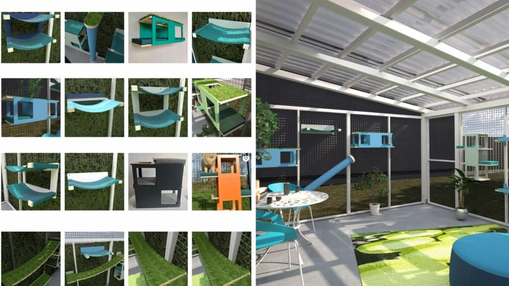 arbres a chat bois massif contreplaque exterieur