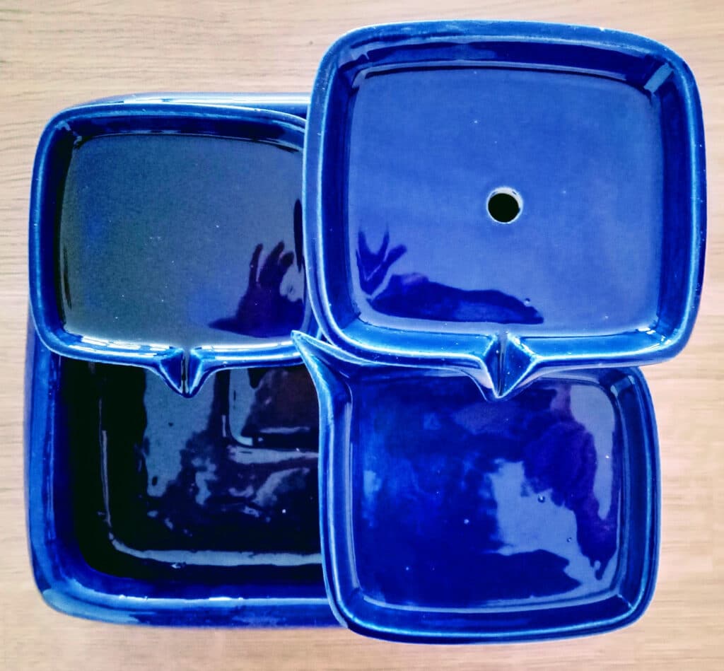 fontaine chat sans filtre trois pichets bassin