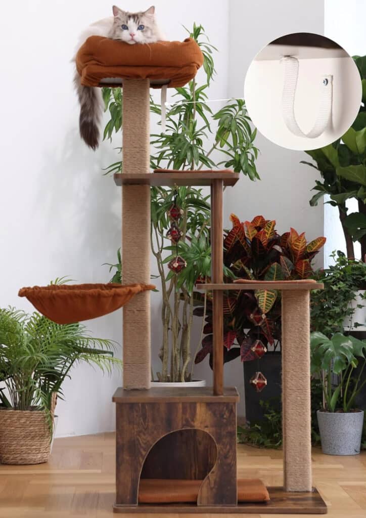 meilleur arbre a chat design avec hamac